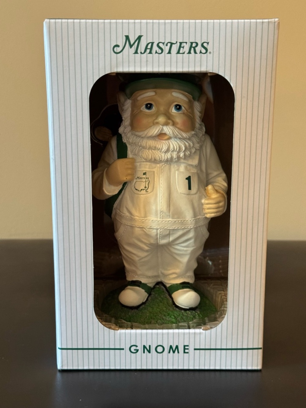 Augusta National Masters 2026 Patron Gnome Golfer Caddy Garden Statue NWT